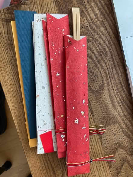 Photo of free Paper chopstick holder (Hastings on Hudson) #1