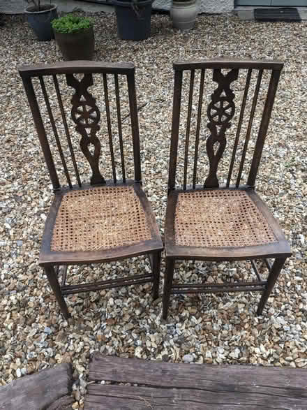 Photo of free 2 antique bedroom chairs (Congleton Hightown) #1