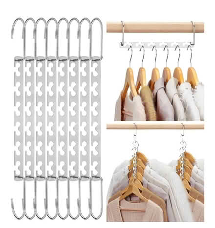Photo of free 10 space saving coat hangers (PE8) #1