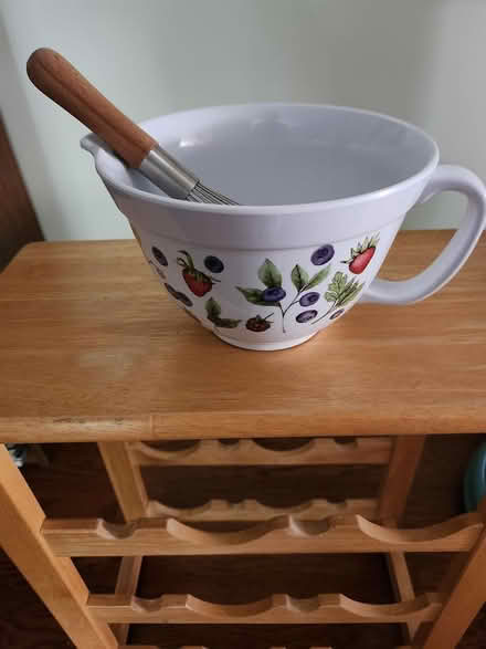 Photo of free Mixing bowl and whisk (Longley Road, Groton) #1