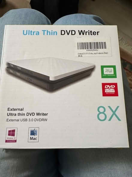 Photo of free Ultra Thin DVD writer unused in box. (Westham BN24) #1