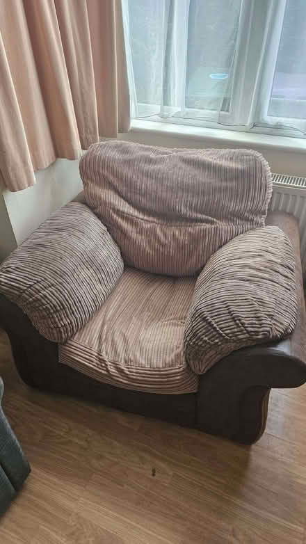 Photo of free Large 3 Seater Sofa And Chair (CT19) #2