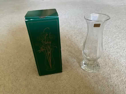 Photo of free Glass vase - never used. (Hertford SG14) #1