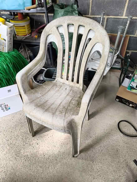Photo of free 2 plastic garden chairs (Headingley LS6) #1