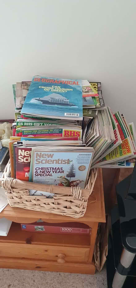 Photo of free Magazines, New Scientist, Geographical, Gardening (Bishop's Castle SY9) #1