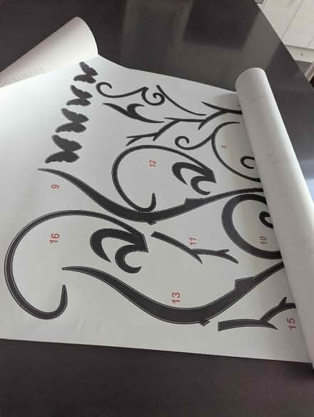 Photo of free 2 large sheets of window or wall decals (Whitnash CV31) #3