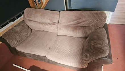 Photo of free Large 3 Seater Sofa And Chair (CT19) #1