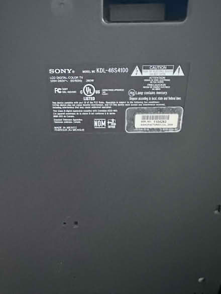 Photo of free Sony Bravia Lcd Tv (Greenbriar Fairfax) #4