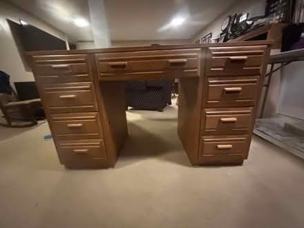 Photo of free Solid wood Desk (Near Bethel center) #1