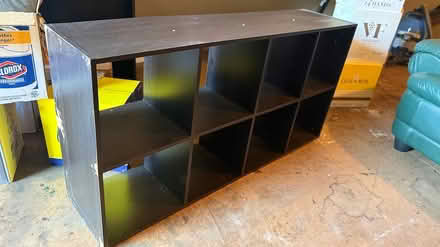 Photo of free Black bookshelf / display (West Seattle) #1