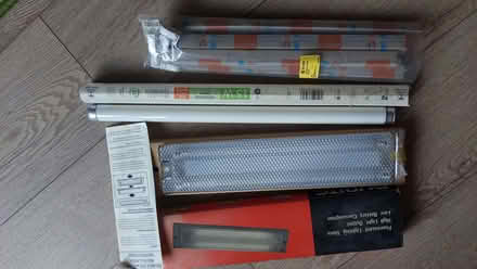 Photo of free Fluorescent light unit and tubes (Queen Edith's Ward CB1) #1