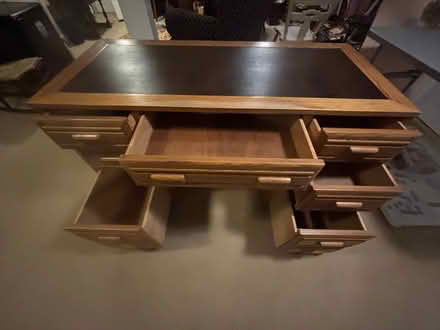 Photo of free Solid wood Desk (Near Bethel center) #2