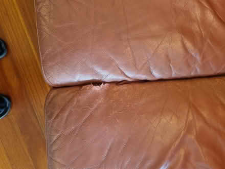 Photo of free 2 seater leather sofa (Gladesville) #3