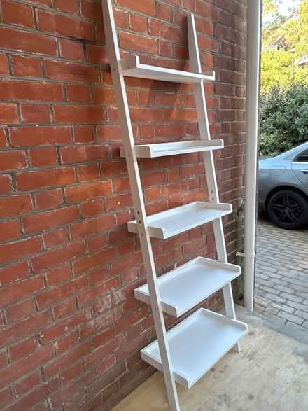 Photo of free White ladder decorative display shelves (Wimbledon Village SW19) #2