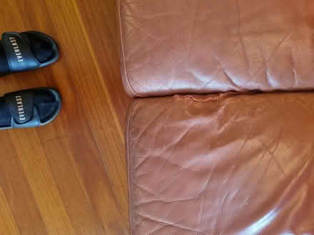 Photo of free 2 seater leather sofa (Gladesville) #2