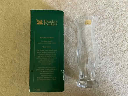 Photo of free Glass vase - never used. (Hertford SG14) #2