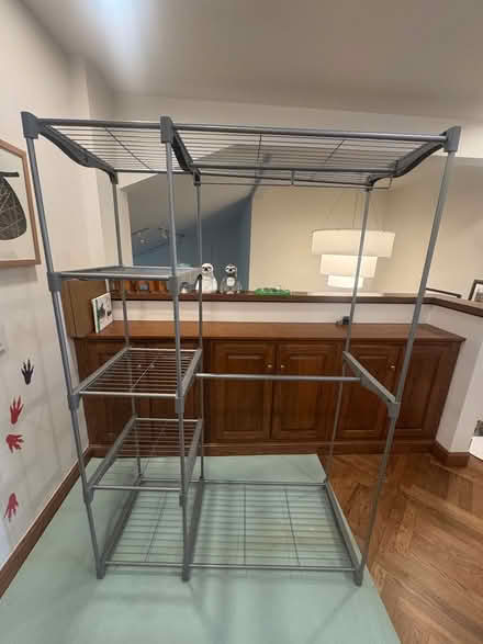 Photo of free Metal freestanding closet organizer (Silver Lake / Echo Park) #1