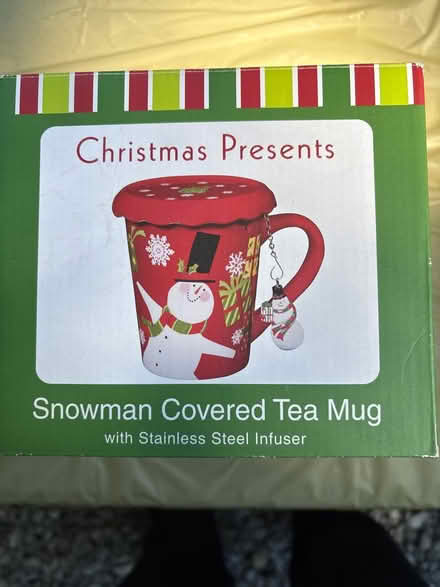 Photo of free Christmas tea mug with infuser (Ossining) #1