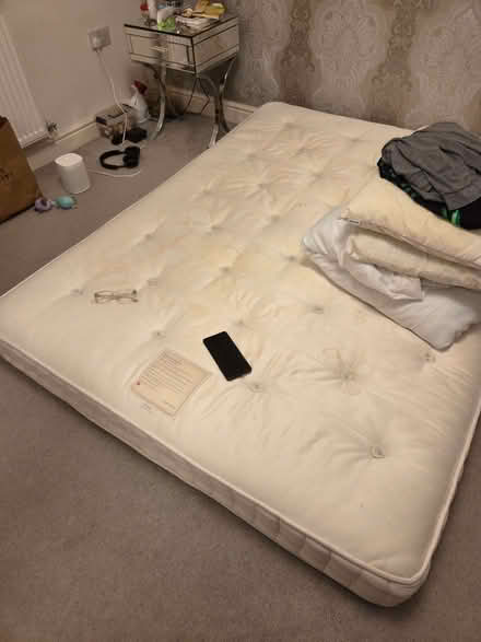 Photo of free JL Padded Spring Mattress, Side Table, 2 Bedside Lamps (DA2) #1