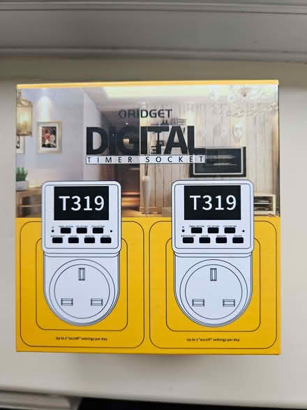 Photo of free Digital timer socket - pack of 2 (Radford Semele CV31) #1