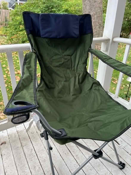 Photo of free Folding, canvas camp chairs (63130) #1