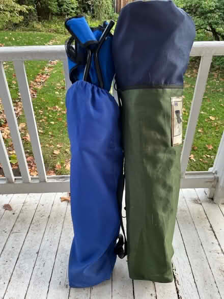 Photo of free Folding, canvas camp chairs (63130) #3