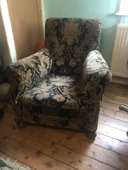 Photo of free Old Matching Sofa And Armchair (Kirklees HD8) #2