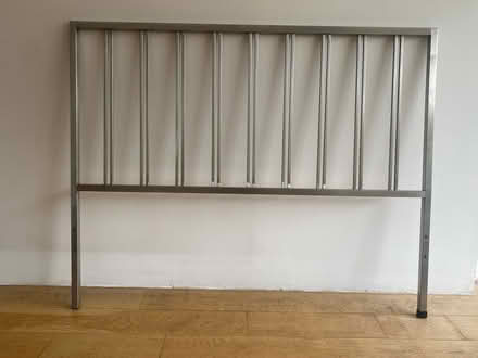 Photo of free King Size Brushed Steel Bed (Kings Cross N1) #3