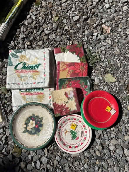 Photo of free Christmas plates and napkins (Ossining) #1