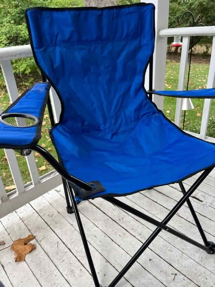 Photo of free Folding, canvas camp chairs (63130) #2