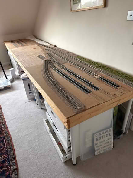 Photo of free Work Bench railway base board 3 pcs (W13) #1