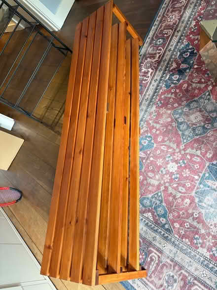 Photo of free Wooden shoe rack/bench (Barnsbury N1) #1
