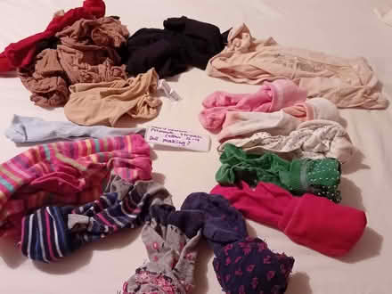 Photo of free socks and unused underwear to make small dolls and toys (Leintwardine SY7) #1