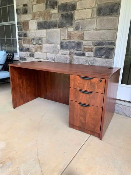 Photo of free Wood desk (Sperryville Pike & Cherry Hill) #1