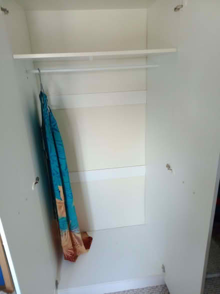 Photo of free 3-Door white wardrobe, 2 full-length mirrors (Woodingdean BN2) #2