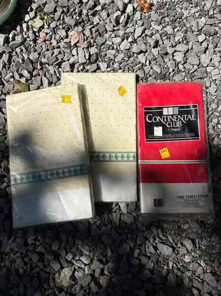 Photo of free Christmas paper tablecloths (Ossining) #1