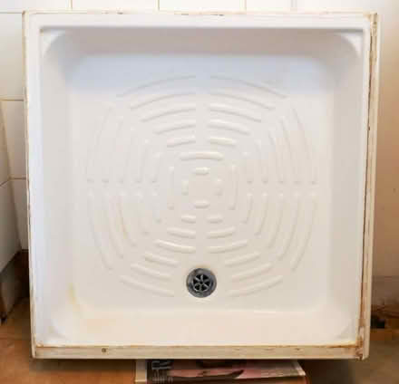 Photo of free Shower tray - resin stone in white (Tetbury GL8) #1