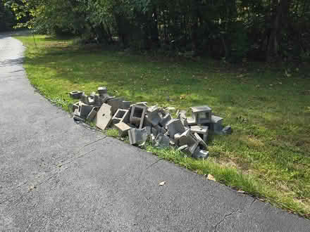 Photo of free broken cinder blocks (Nokesville) #1