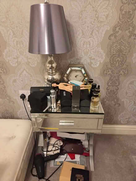 Photo of free JL Padded Spring Mattress, Side Table, 2 Bedside Lamps (DA2) #3