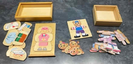 Photo of free Kids wooden puzzles (Lightwater GU18) #1