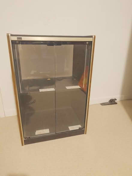 Photo of free Audiovisual or file storage cabinet with glass doors (Putnoe MK41) #1