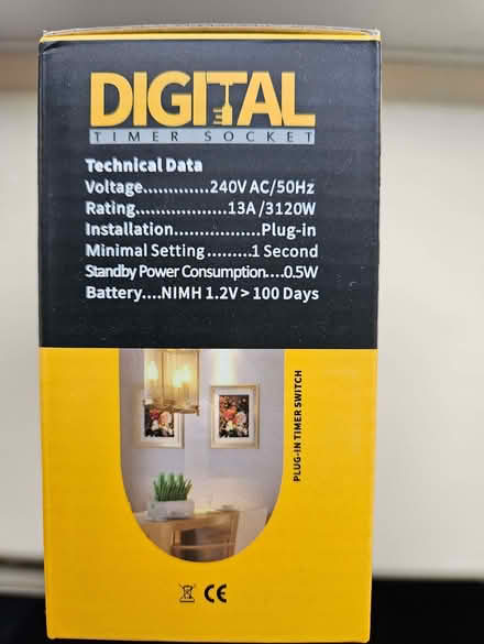 Photo of free Digital timer socket - pack of 2 (Radford Semele CV31) #3