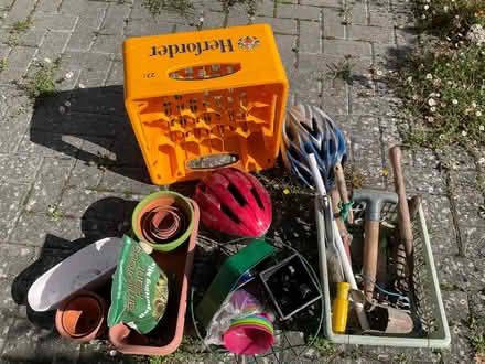 Photo of free All sorts, garden hand tools, and bits, beer crate (Hassocks BN6) #1