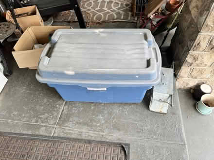 Photo of free Hinged lid storage box (Woodridge) #1