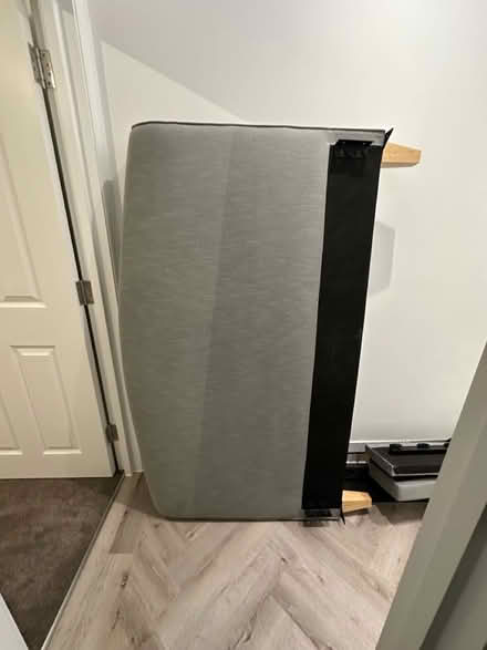 Photo of free King grey upholstered bed (Hove, Lansdowne Place, BN3) #3