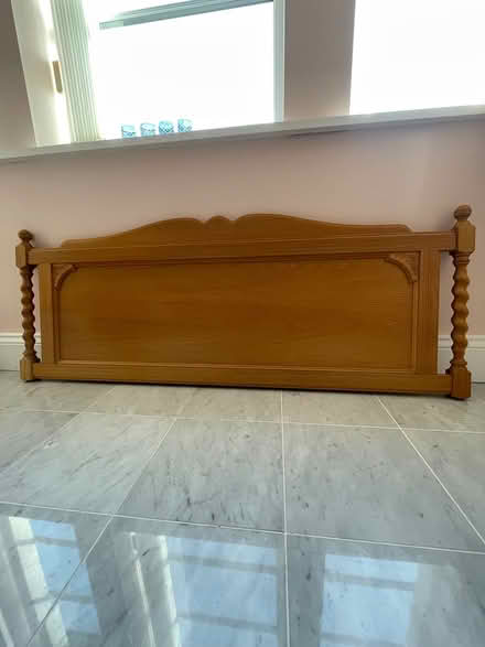 Photo of free Headboard for double bed (Combe Down, Bath.) #1