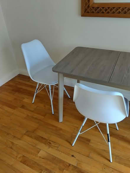 Photo of free 2 white dinning chairs (Citywest. Dublin 24) #2