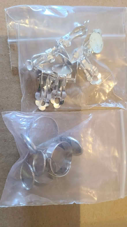Photo of free Ring blanks and clip on earring blanks (Curbridge OX29) #1