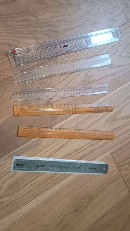 Photo of free Six rulers, all about 30cm (New Marston OX3) #1