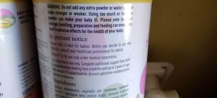 Photo of free Cows milk allergy baby formula (Ettingshall WV2) #1